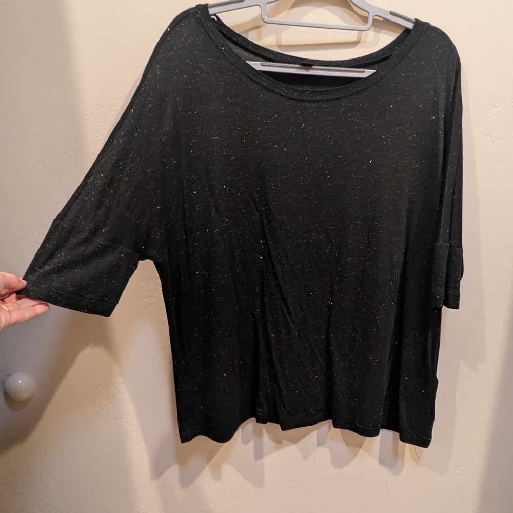 All Saints Pura Shimmer Tee ~ NWOT - Picture 8 of 13